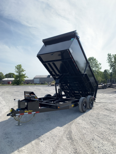 New 2026 Big Tex Trailers 14LX-14C4A-BK (83" X 14') 14K Dump Trailer