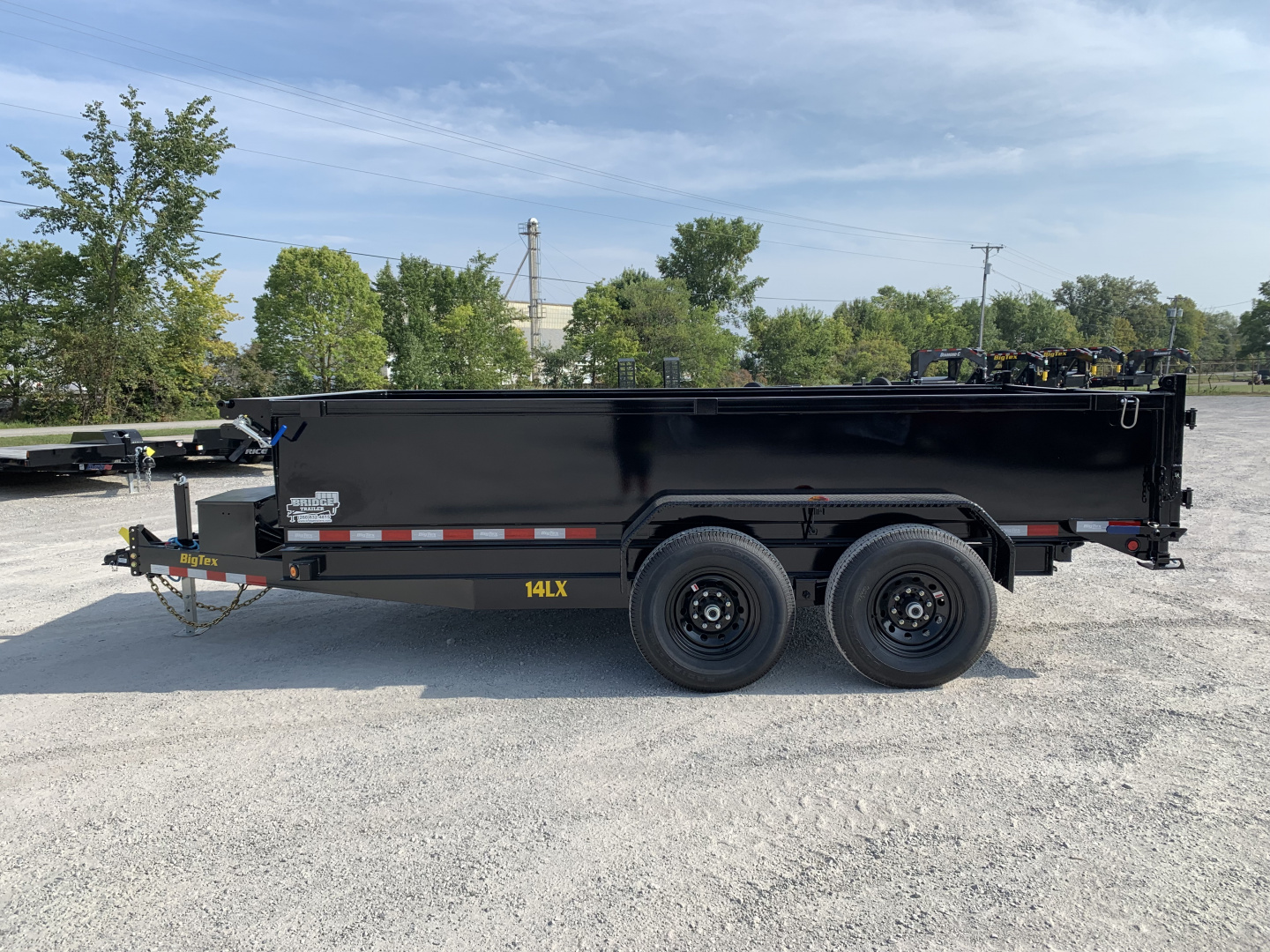 New 2026 Big Tex Trailers 14LX-14C2A-BK (83" X 14') 14K Dump Trailer