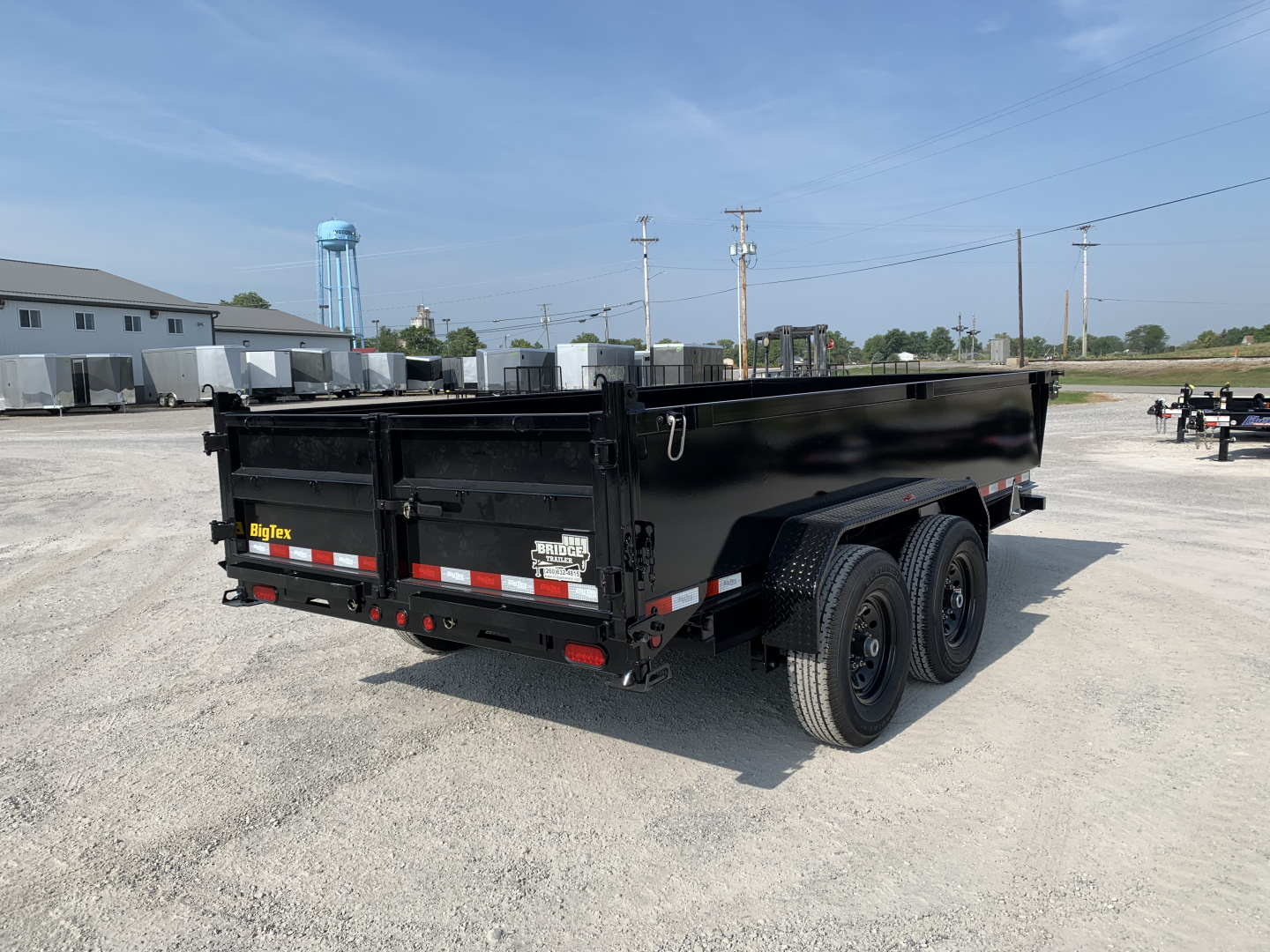 New 2026 Big Tex Trailers 14LX-14C2A-BK (83" X 14') 14K Dump Trailer