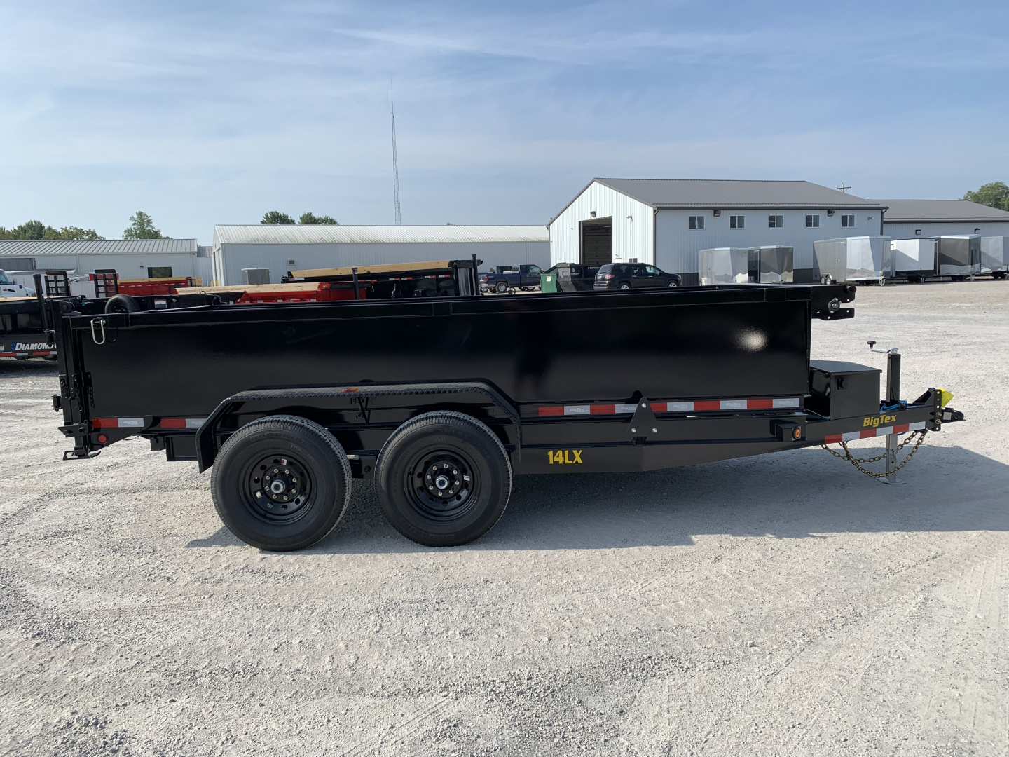 New 2026 Big Tex Trailers 14LX-14C2A-BK (83" X 14') 14K Dump Trailer