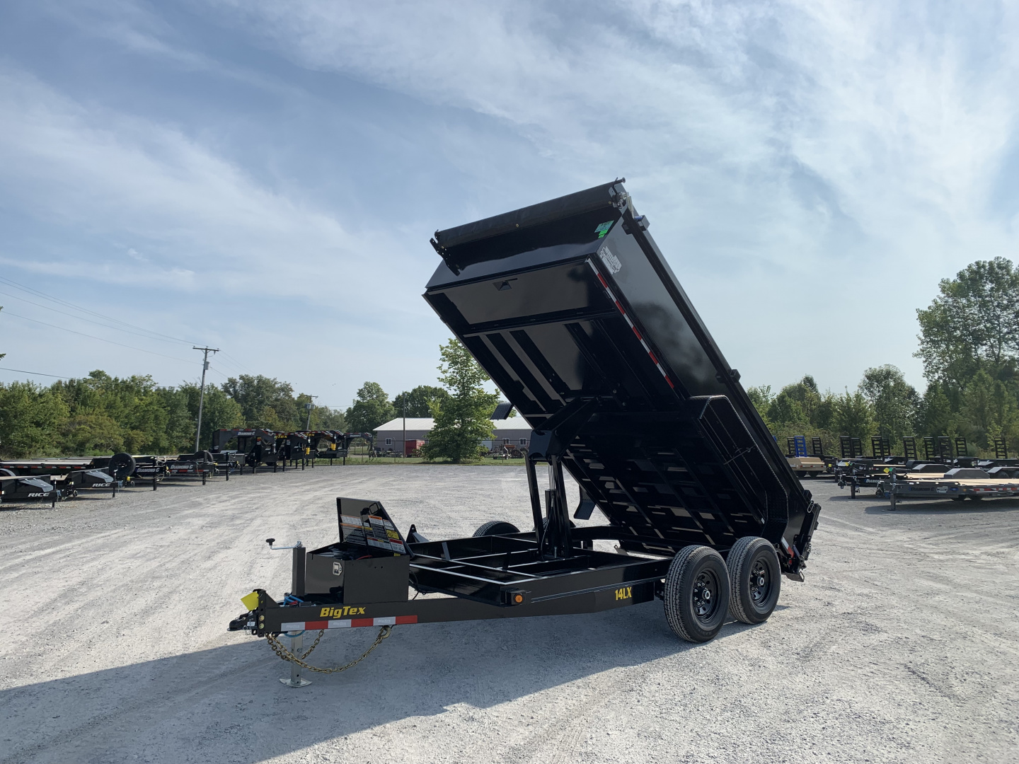 New 2026 Big Tex Trailers 14LX-14C2A-BK (83" X 14') 14K Dump Trailer