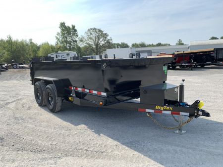 New 2026 Big Tex Trailers 14LX-14C2A-BK (83" X 14') 14K Dump Trailer
