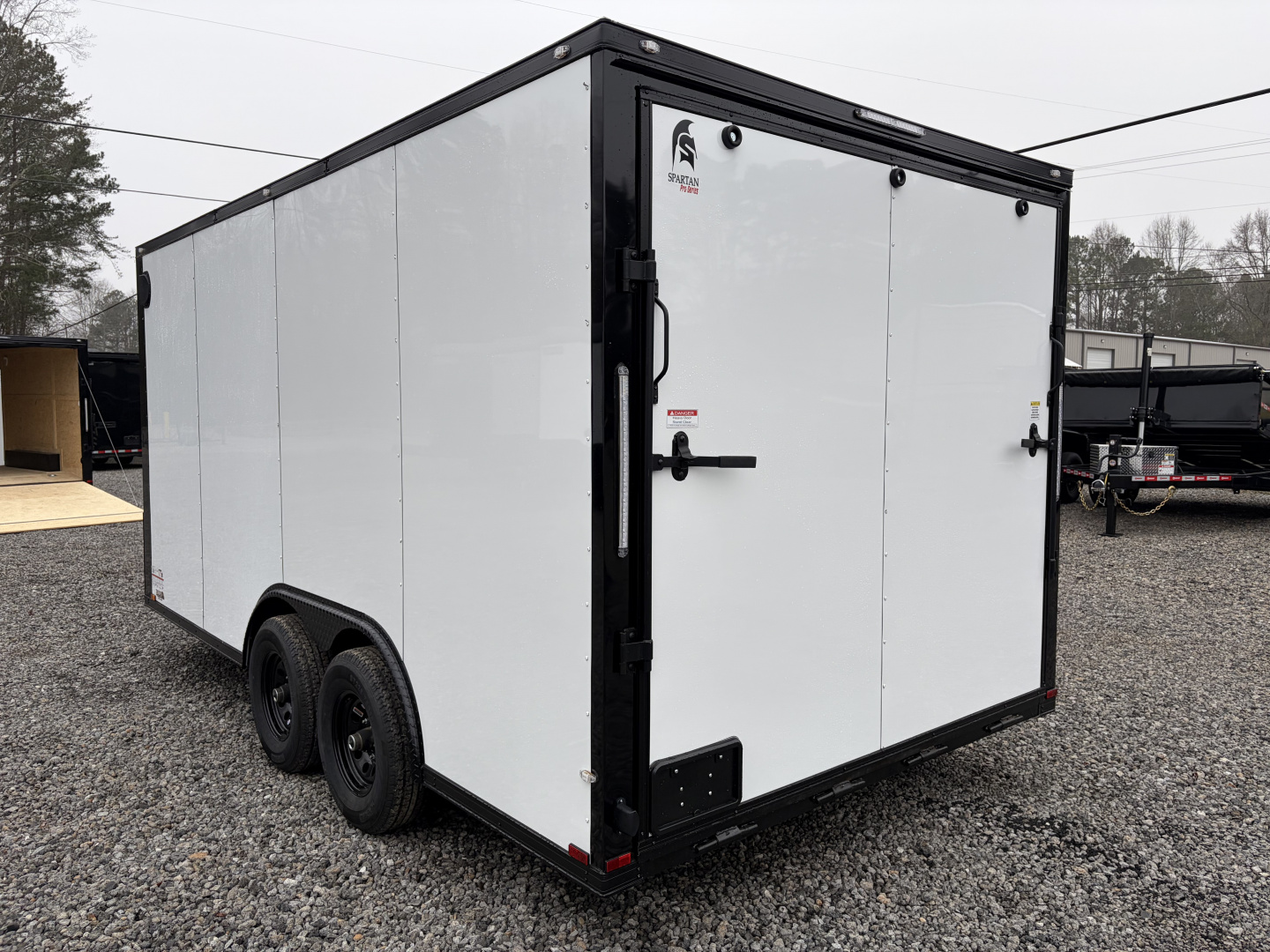 New 2026 Spartan Cargo 8.5x16 Enclosed Trailer, PRO SERIES, 10K GVWR, Polycor, 7' Interior. Tube Cross Members