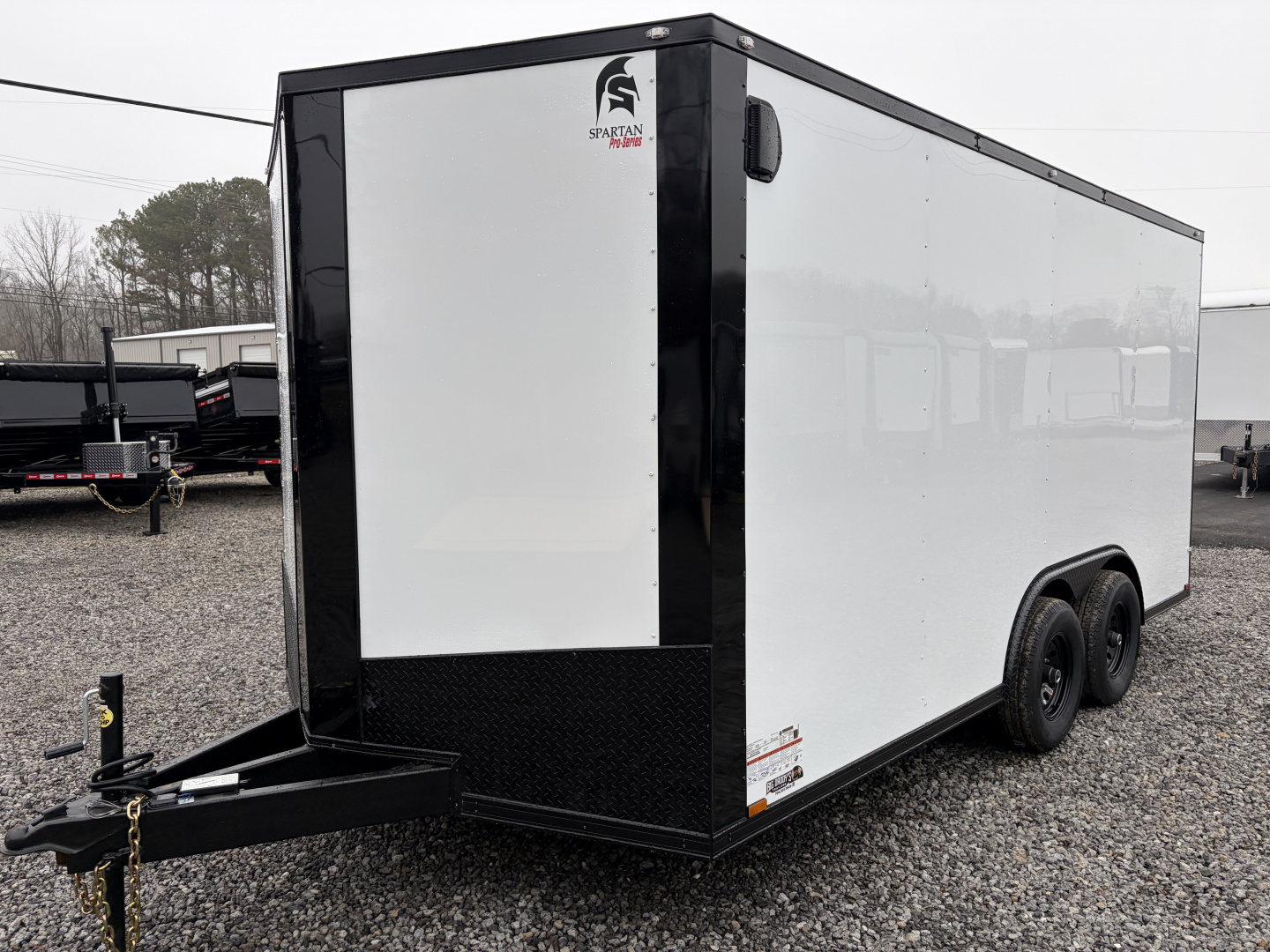 New 2026 Spartan Cargo 8.5x16 Enclosed Trailer, PRO SERIES, 10K GVWR, Polycor, 7' Interior. Tube Cross Members