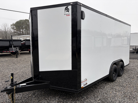 New 2026 Spartan Cargo 8.5x16 Enclosed Trailer, PRO SERIES, 10K GVWR, Polycor, 7' Interior. Tube Cross Members