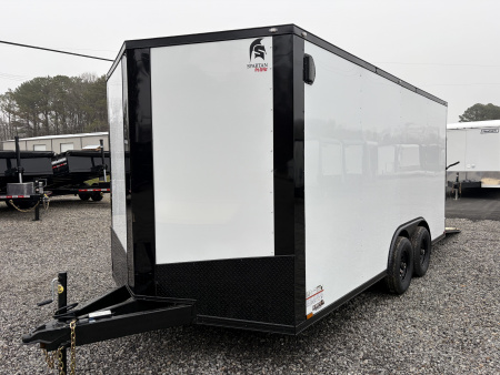 New 2026 Spartan Cargo 8.5x16 Enclosed Trailer, PRO SERIES, 10K GVWR, Polycor, 7' Interior. Tube Cross Members