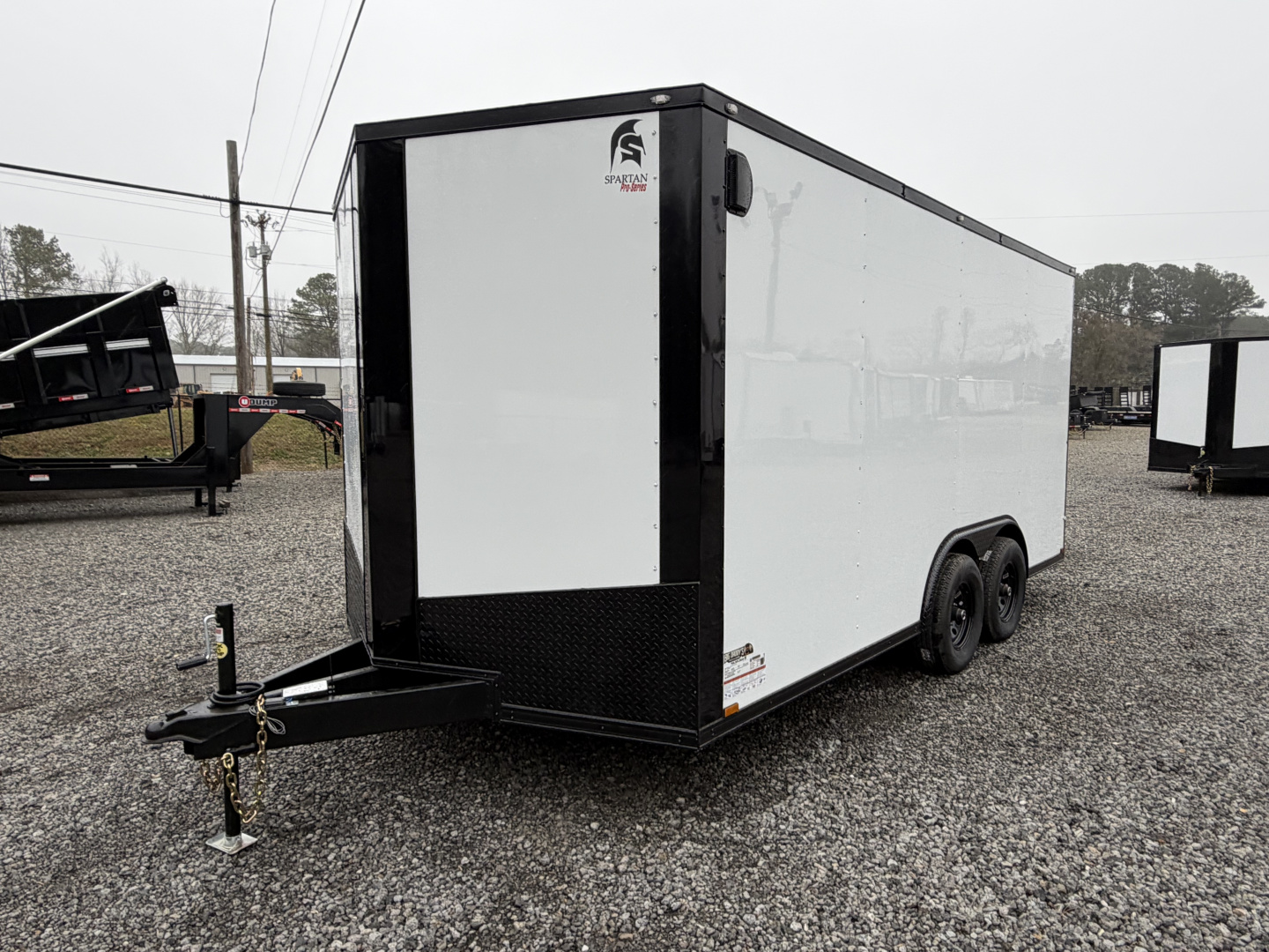New 2026 Spartan Cargo 8.5x16 Enclosed Trailer, PRO SERIES, 10K GVWR, Polycor, 7' Interior, Tube Cross Members