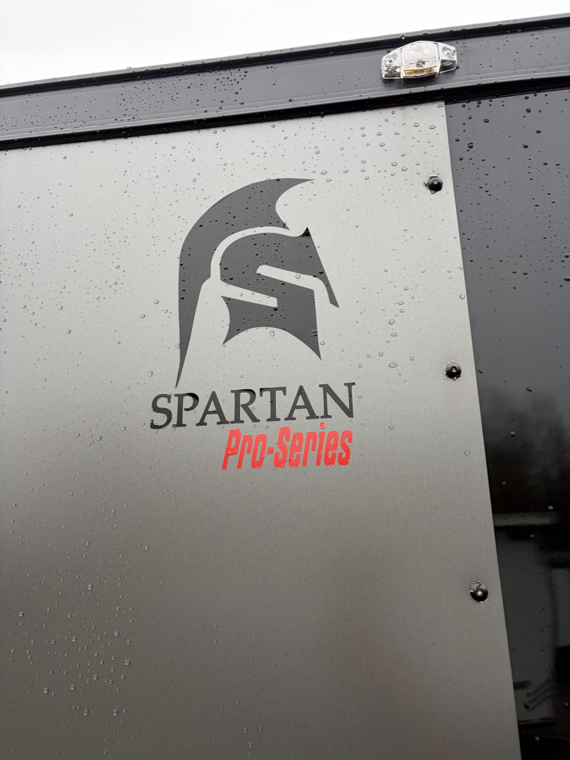New 2026 Spartan Cargo 8.5x16 Enclosed Trailer, PRO SERIES, 10K GVWR, Polycor, 7' Interior. Tube Cross Members