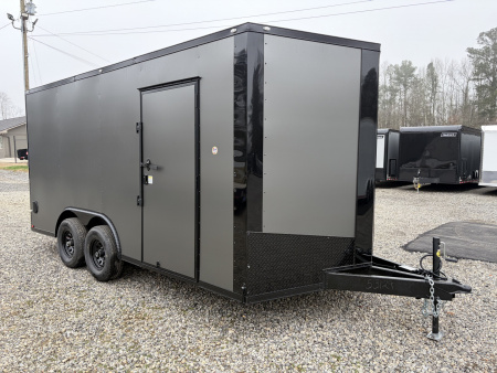 New 2026 Spartan Cargo 8.5x16 Enclosed Trailer, PRO SERIES, 10K GVWR, Polycor, 7' Interior. Tube Cross Members