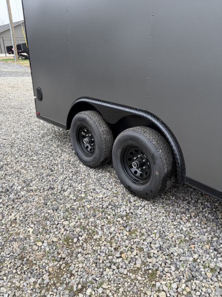 New 2026 Spartan Cargo 8.5x16 Enclosed Trailer, PRO SERIES, 10K GVWR, Polycor, 7' Interior. Tube Cross Members