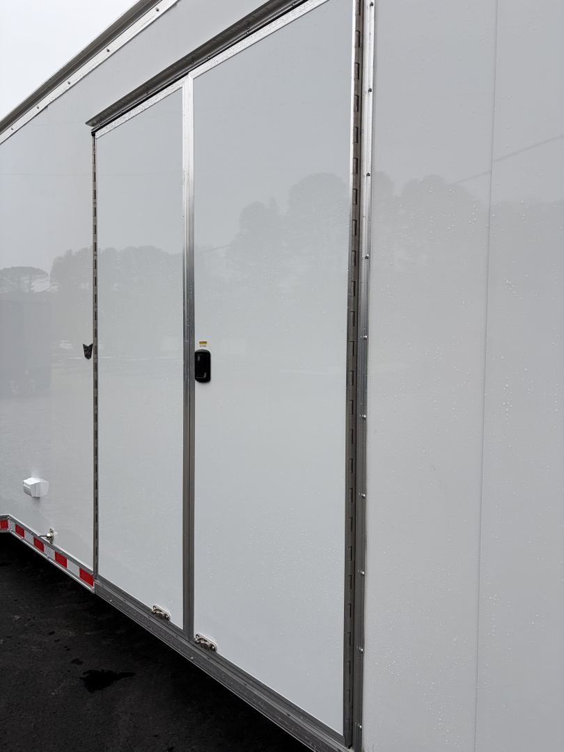 New 2026 Haulmark EDGE 34 Race Trailer, Polycor, Insulated, Sportsman Plus Package, 18K GVWR