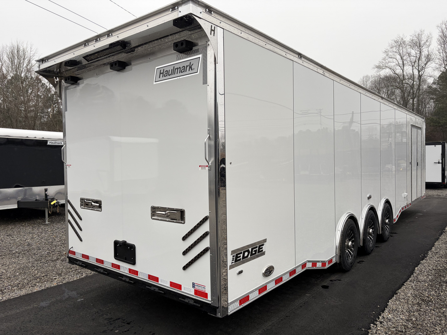 New 2026 Haulmark EDGE 34 Race Trailer, Polycor, Insulated, Sportsman Plus Package, 18K GVWR