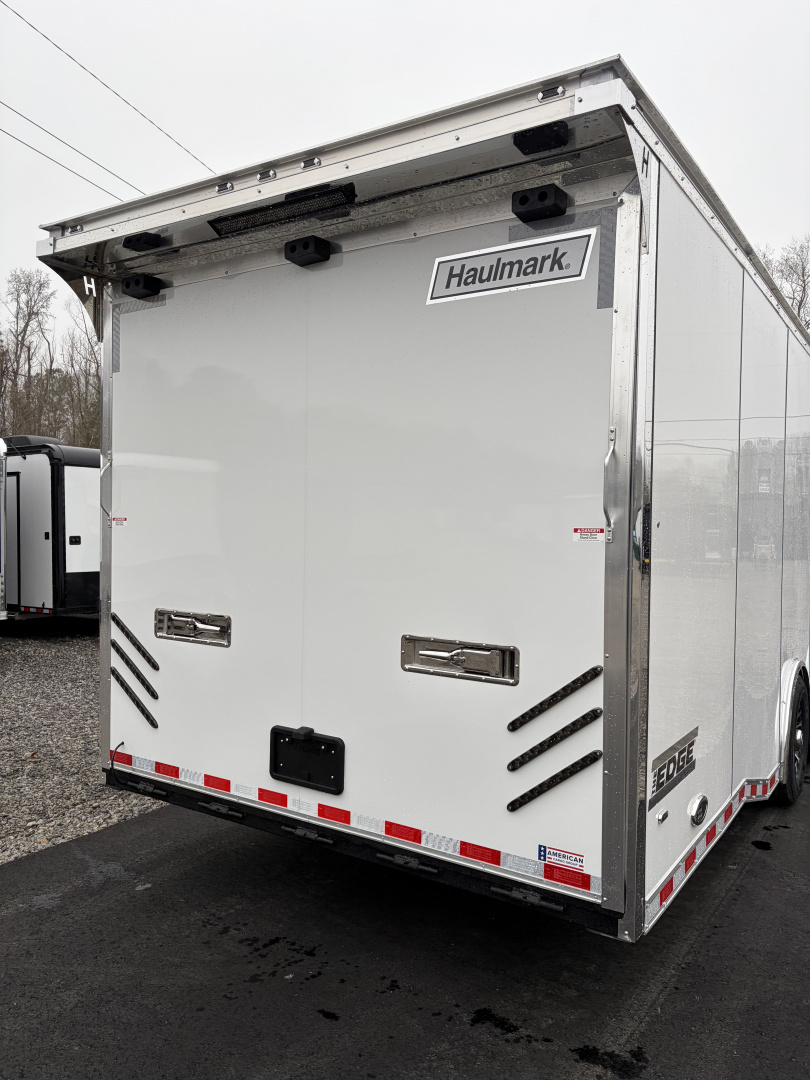 New 2026 Haulmark EDGE 34 Race Trailer, Polycor, Insulated, Sportsman Plus Package, 18K GVWR