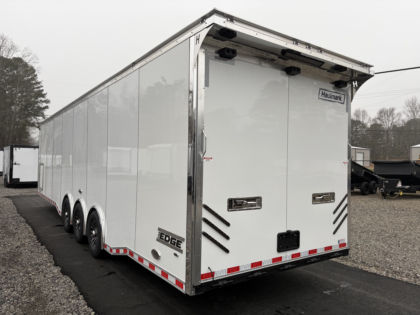 New 2026 Haulmark EDGE 34 Race Trailer, Polycor, Insulated, Sportsman Plus Package, 18K GVWR