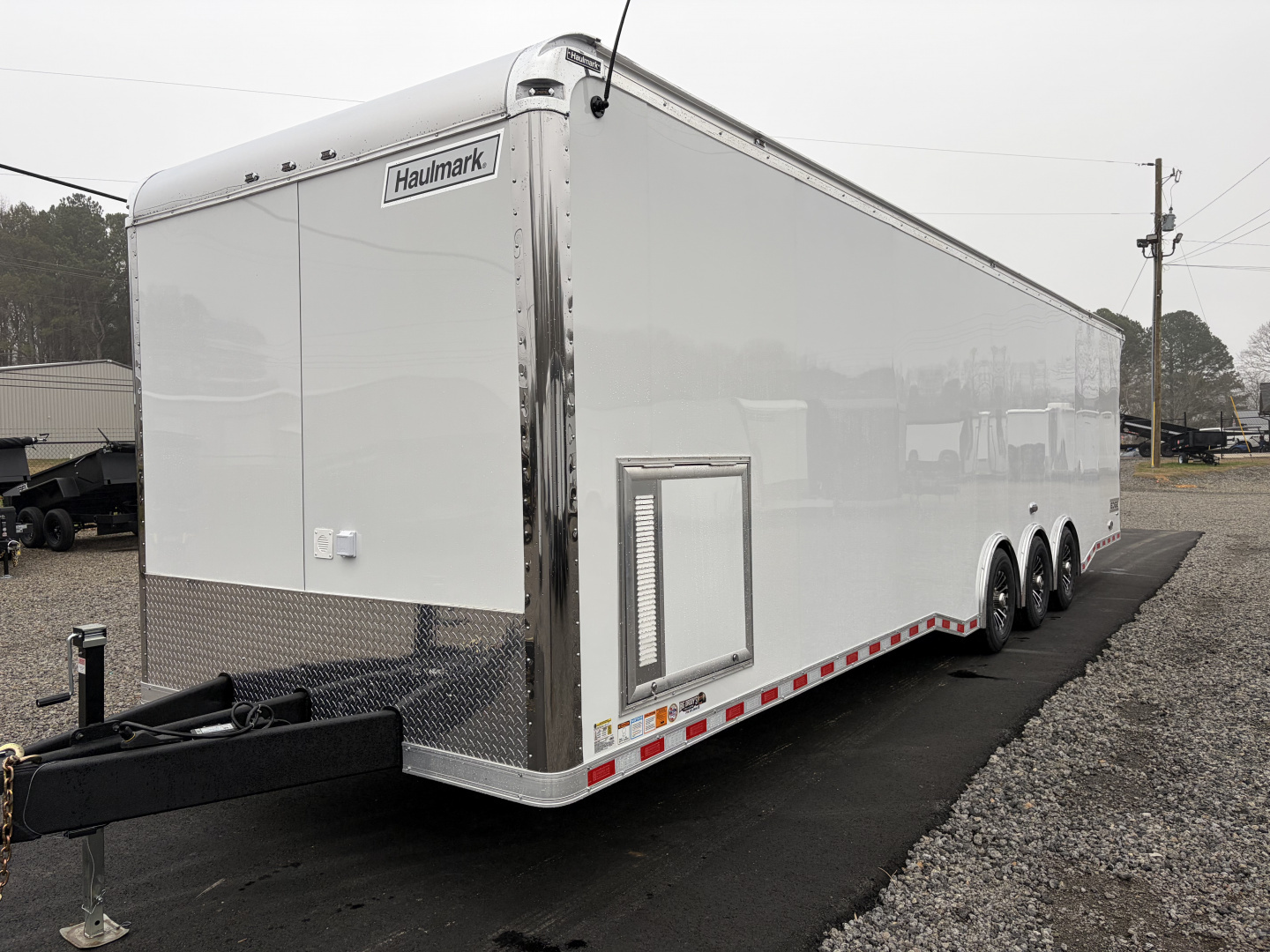 New 2026 Haulmark EDGE 34 Race Trailer, Polycor, Insulated, Sportsman Plus Package, 18K GVWR