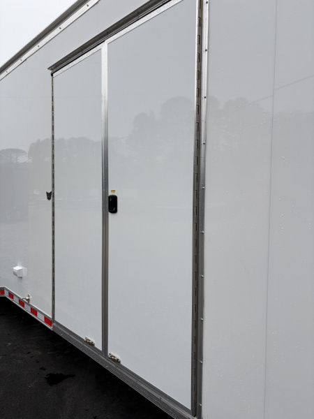 New 2026 Haulmark EDGE 34 Race Trailer, Polycor, Insulated, Sportsman Plus Package, 18K GVWR