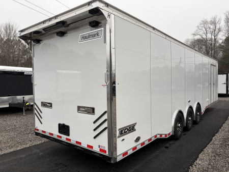 New 2026 Haulmark EDGE 34 Race Trailer, Polycor, Insulated, Sportsman Plus Package, 18K GVWR