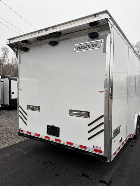 New 2026 Haulmark EDGE 34 Race Trailer, Polycor, Insulated, Sportsman Plus Package, 18K GVWR