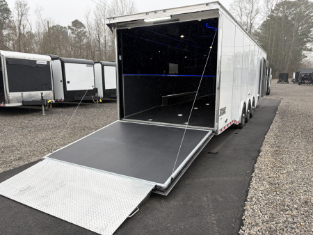 New 2026 Haulmark EDGE 34 Race Trailer, Polycor, Insulated, Sportsman Plus Package, 18K GVWR