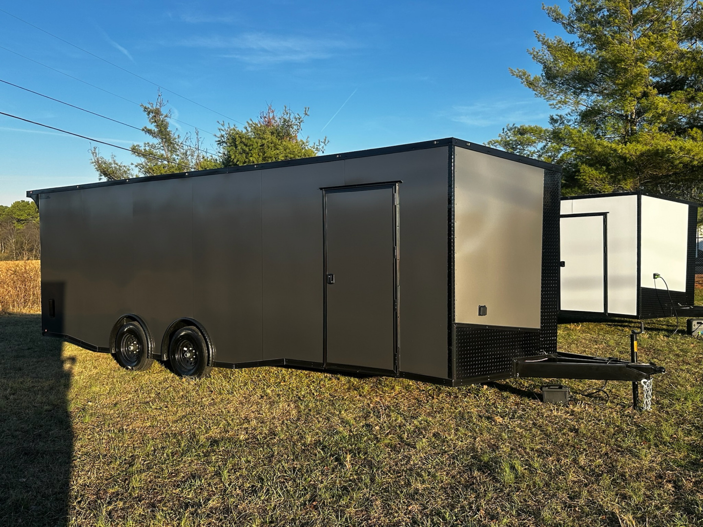 New 2026 Luxe 8.5x24 Race Trailer - Finished Interior- 5200LB Torsion - Full Escape Door-Removable Fender