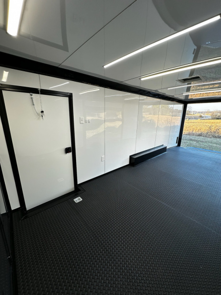 New 2026 Luxe 8.5x24 Race Trailer - Finished Interior- 5200LB Torsion - Full Escape Door-Removable Fender