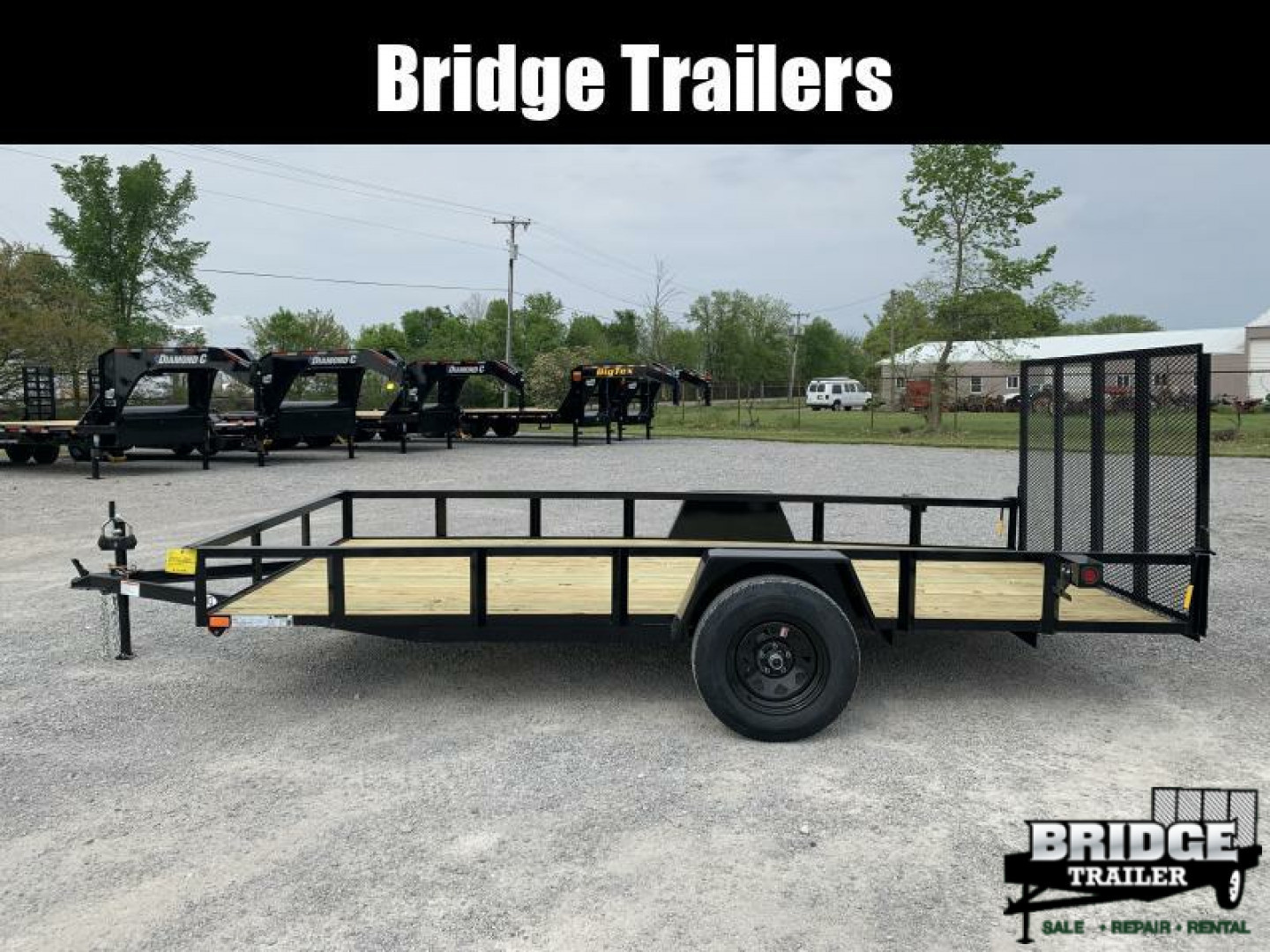 New 2026 AMO A614GXN (82" X 14') 2.9K Standard Utility Trailer