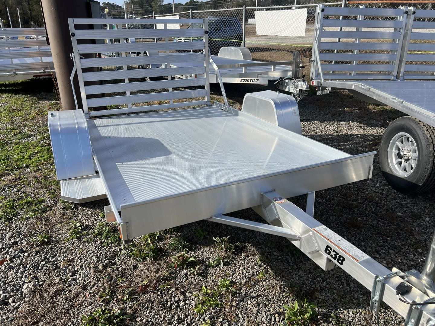 New 2026 Aluma 638S-TG Utility Trailer