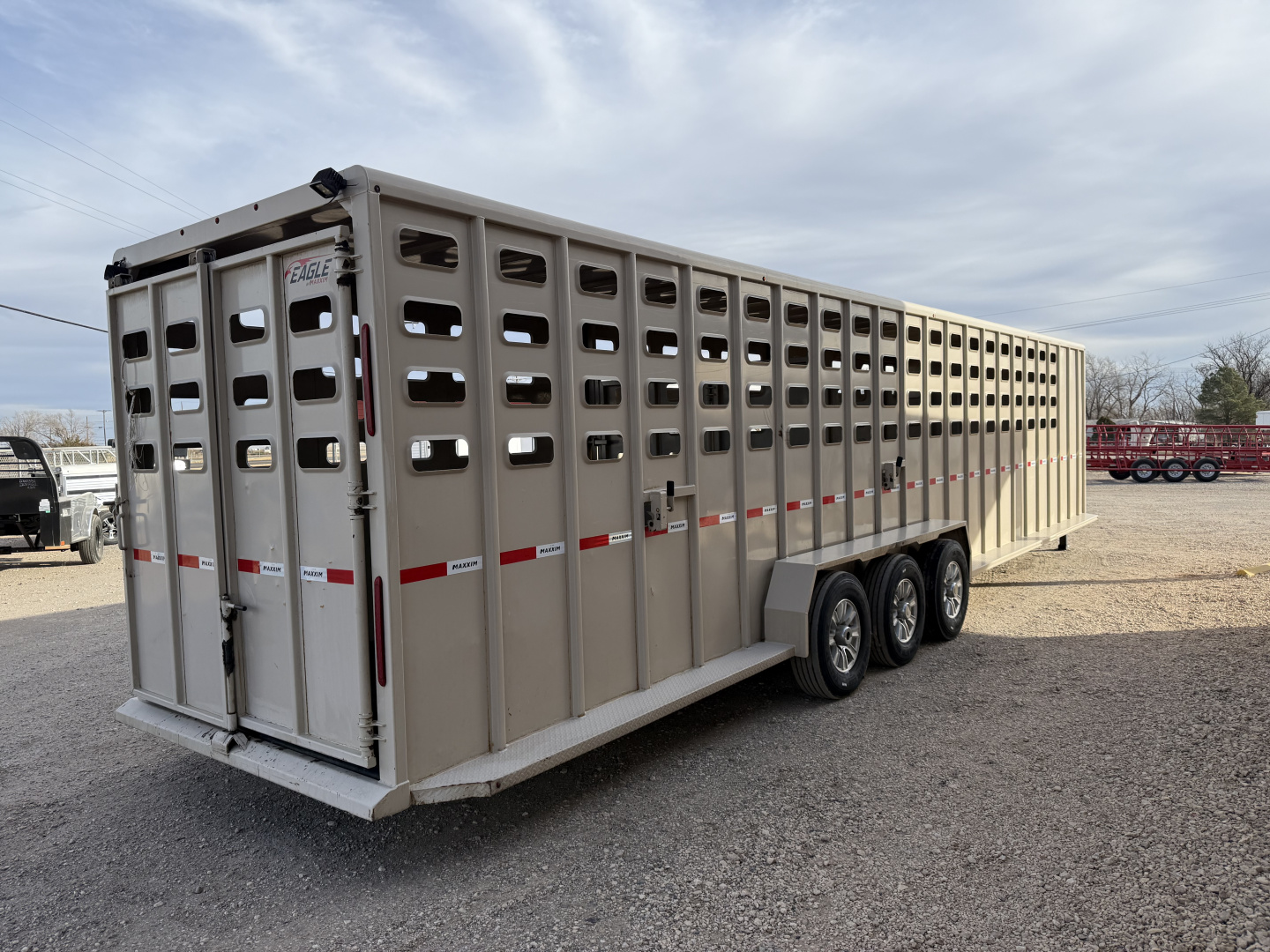 Used 2021 Eagle X Trailers 36FTX6'6" Stock / Stock Combo Trailer