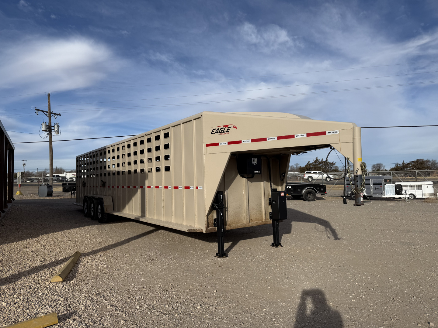 Used 2021 Eagle X Trailers 36FTX6'6" Stock / Stock Combo Trailer