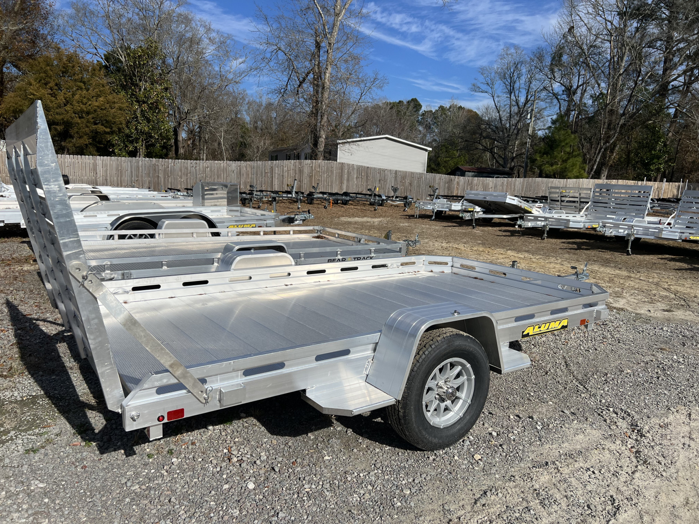 New 2026 Aluma 7712H-S-TG Utility Trailer