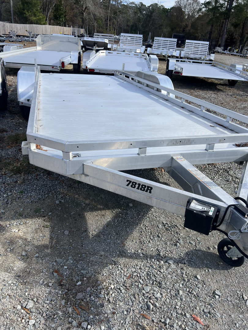 New 2023 Aluma 7818TA-EL-R-RTD Utility Trailer