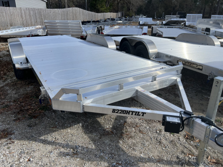 New 2026 Aluma 8220H-TILT-TA-EL-RTD Tilt Trailer
