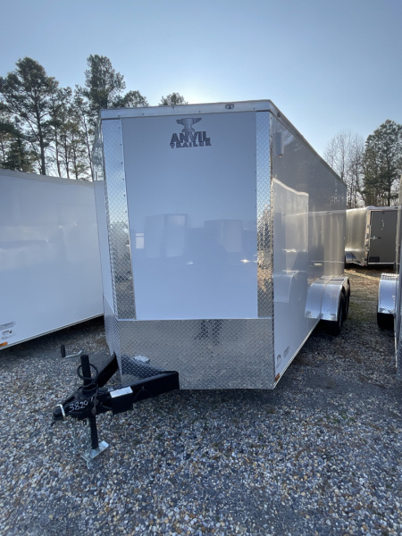 New 2025 Anvil 23530 7 x 16 white Cargo / Enclosed Trailer