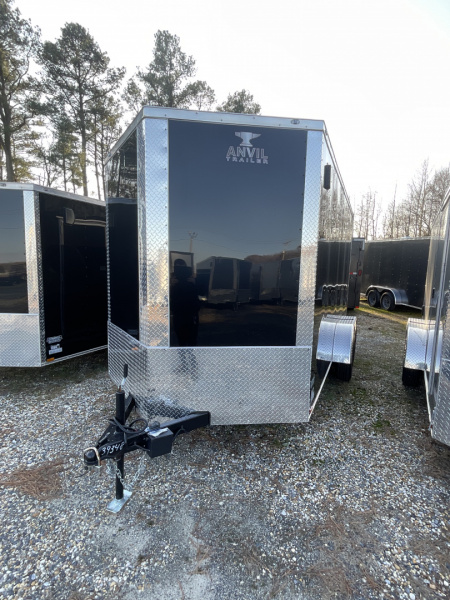 New 2025 Anvil 23683 7 x 14 black Cargo / Enclosed Trailer