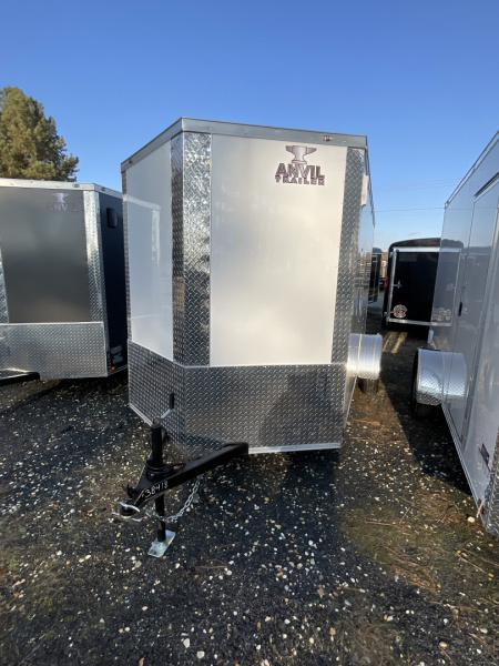 New 2025 Anvil 23578 6 x 12 white Cargo / Enclosed Trailer