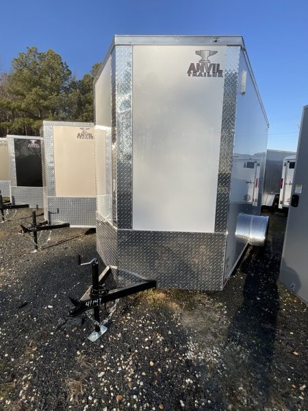 New 2026 Anvil 23948 6 x 12 white Cargo / Enclosed Trailer