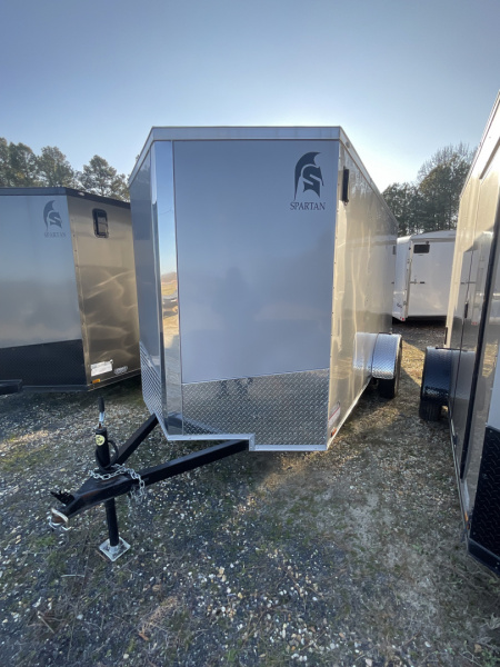 New 2025 Spartan 23394 6 x 12 silver Cargo / Enclosed Trailer