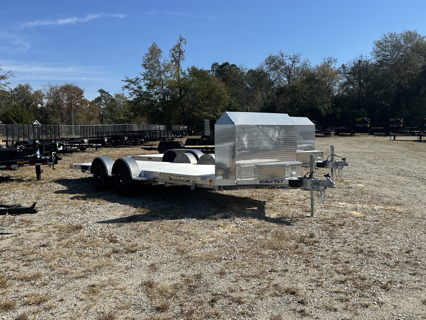 New 2025 Aluma 8218ANV-TILT-TA-EL-RTD Car Hauler