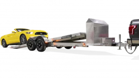 New 2025 Aluma 8218ANV-TILT-TA-EL-RTD Car Hauler
