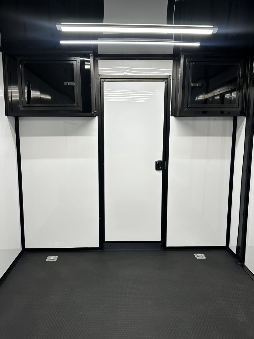 New 2026 Luxe 8.5x32 7'6" Interior -Race/Bathroom Trailer- Finished Interior-5200lb Triple Torsion-Awning-Escape Door