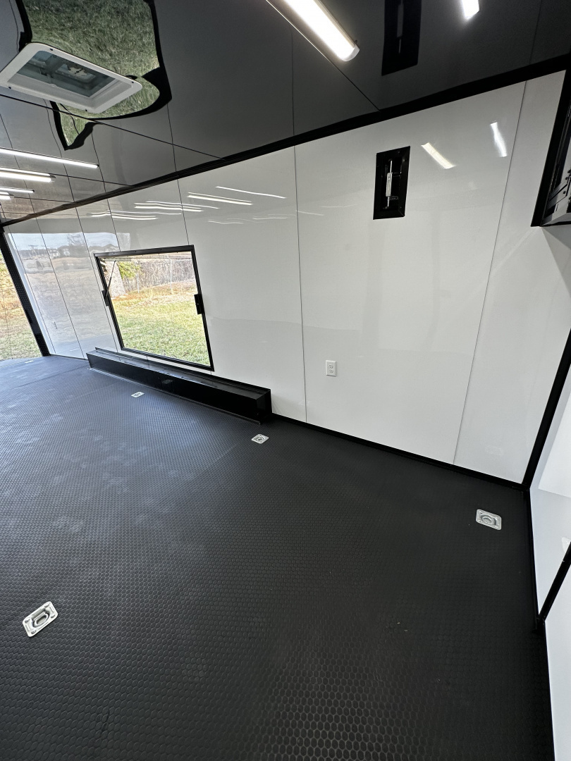 New 2026 Luxe 8.5x32 7'6" Interior -Race/Bathroom Trailer- Finished Interior-5200lb Triple Torsion-Awning-Escape Door