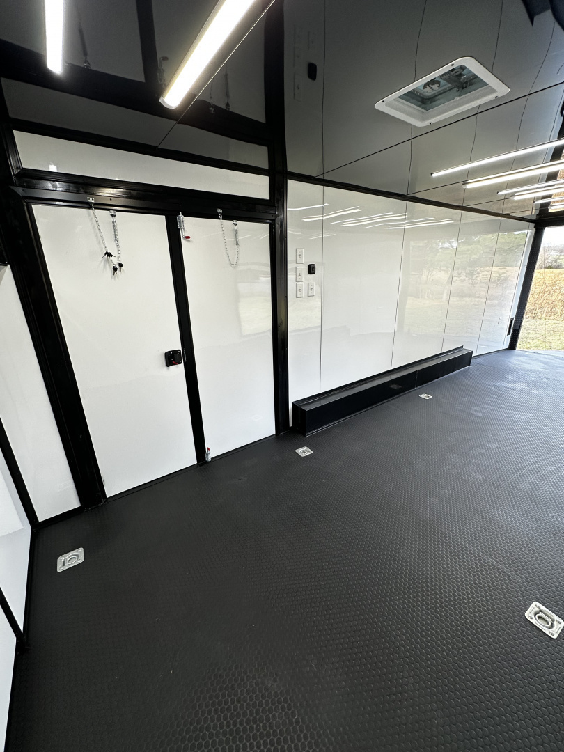 New 2026 Luxe 8.5x32 7'6" Interior -Race/Bathroom Trailer- Finished Interior-5200lb Triple Torsion-Awning-Escape Door