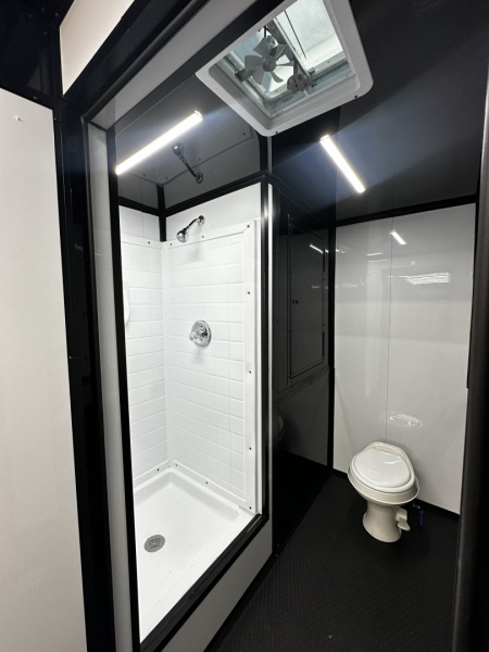 New 2026 Luxe 8.5x32 7'6" Interior -Race/Bathroom Trailer- Finished Interior-5200lb Triple Torsion-Awning-Escape Door