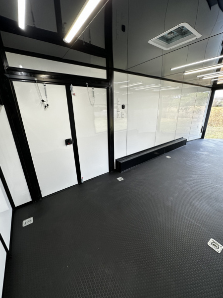 New 2026 Luxe 8.5x32 7'6" Interior -Race/Bathroom Trailer- Finished Interior-5200lb Triple Torsion-Awning-Escape Door