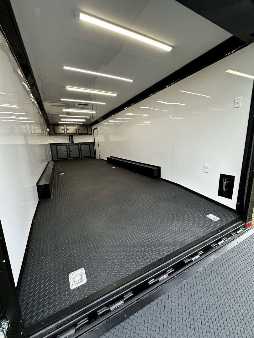 New 2026 Luxe 8.5x28 Race Trailer -Finished Interior-5200LB Triple Torsion-Heavy Duty Ramp