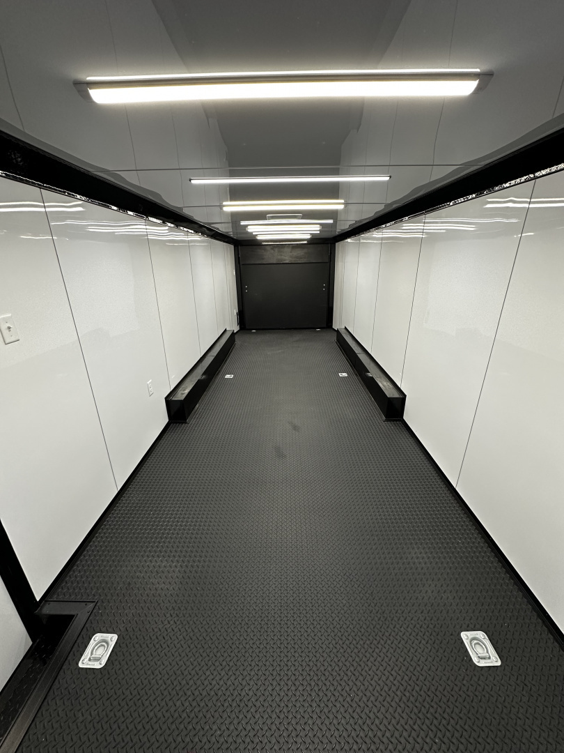 New 2026 Luxe 8.5x28 Race Trailer -Finished Interior-5200LB Triple Torsion-Heavy Duty Ramp