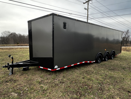 New 2026 Luxe 8.5x28 Race Trailer -Finished Interior-5200LB Triple Torsion-Heavy Duty Ramp