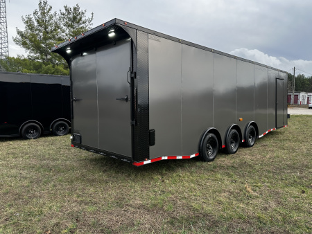 New 2026 Luxe 8.5x28 Race Trailer -Finished Interior-5200LB Triple Torsion-Heavy Duty Ramp