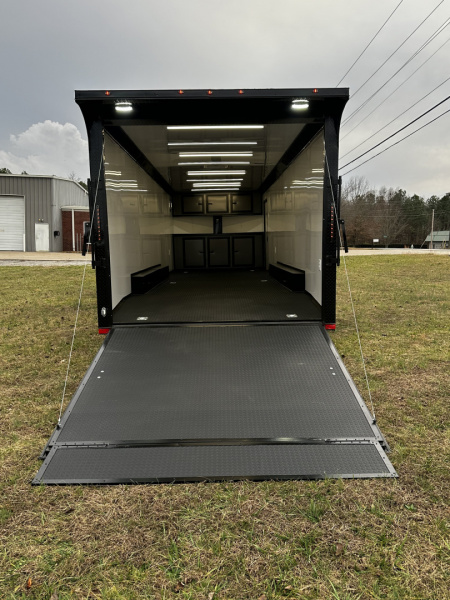 New 2026 Luxe 8.5x28 Race Trailer -Finished Interior-5200LB Triple Torsion-Heavy Duty Ramp