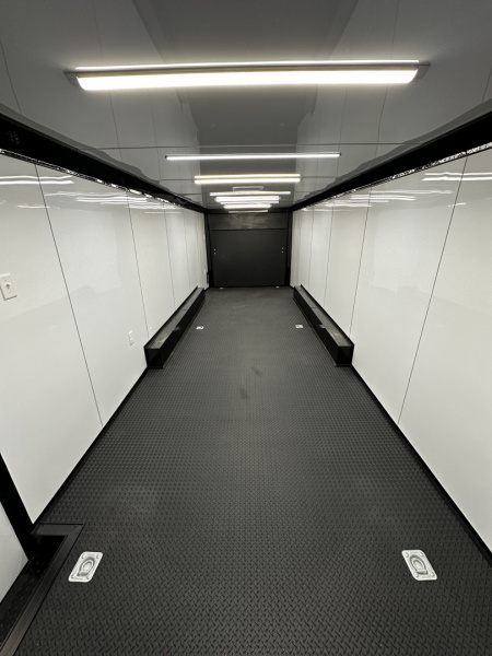 New 2026 Luxe 8.5x28 Race Trailer -Finished Interior-5200LB Triple Torsion-Heavy Duty Ramp